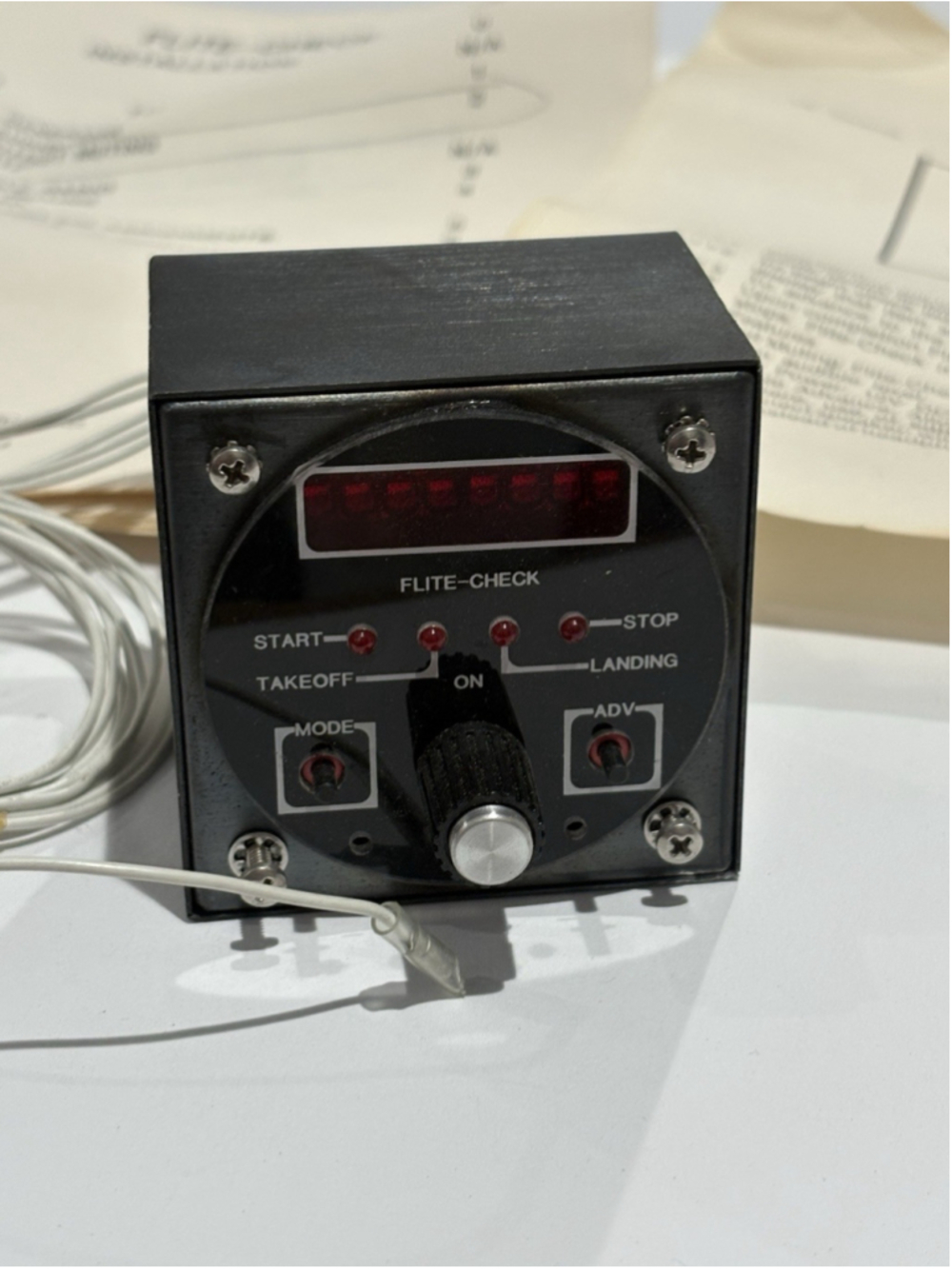 Arthur Electronics Flite-Check Voice Checklist Aircraft Avionics 1985 Complete